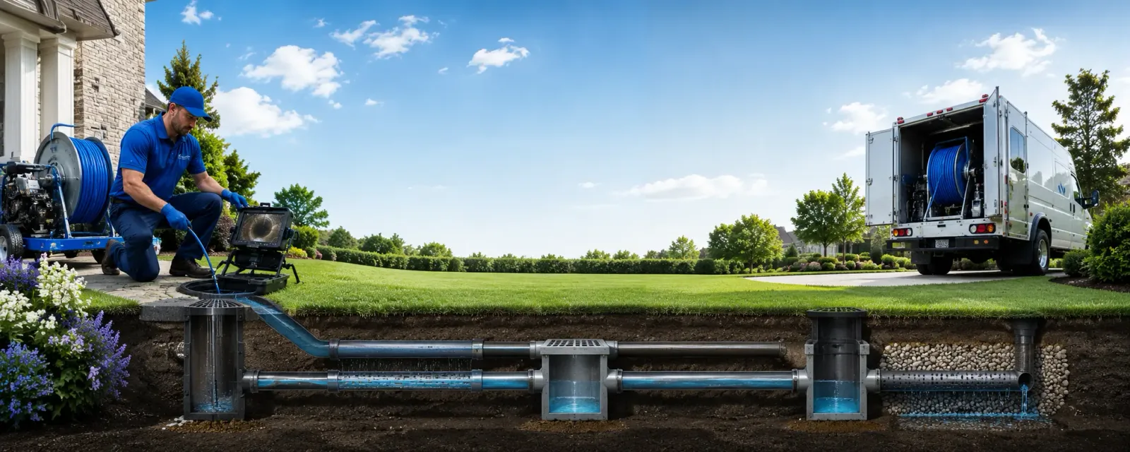 Outdoor drain cleaning information for Cascade, IA